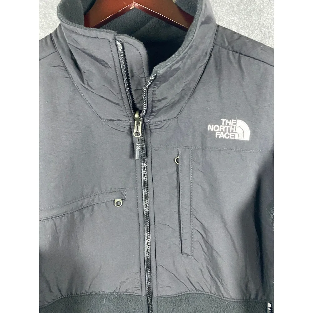 The North Face Denali 2 Fleece Jacket Mens Small Black Full Zip Outdoor Coat